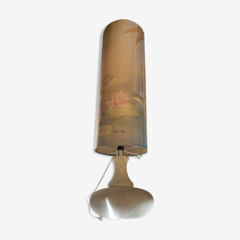 Lampe en pierre ,dlg de albert tormos, arsène galisson, taille xxl,20 kg environ