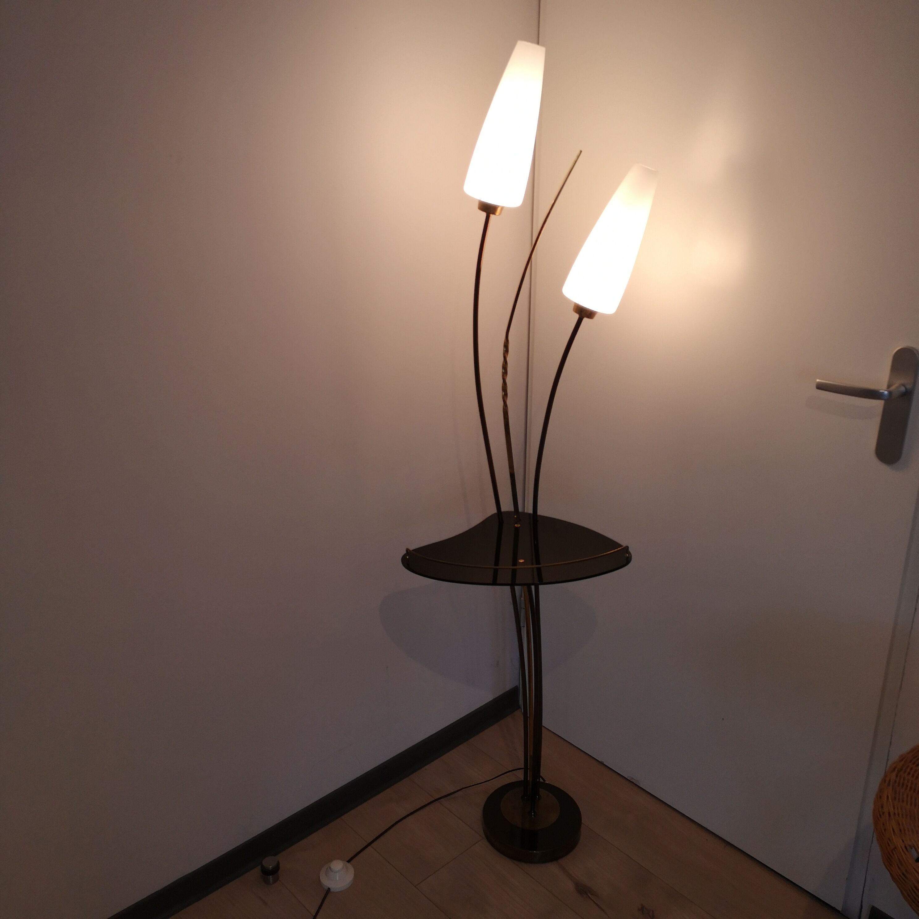 Lampadaire maison lunel rene mathieu vintage rétro 1950