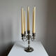 Vintage English 5 Armed Silver Plated Candelabra