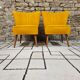 Paire de fauteuils cocktail années 1960