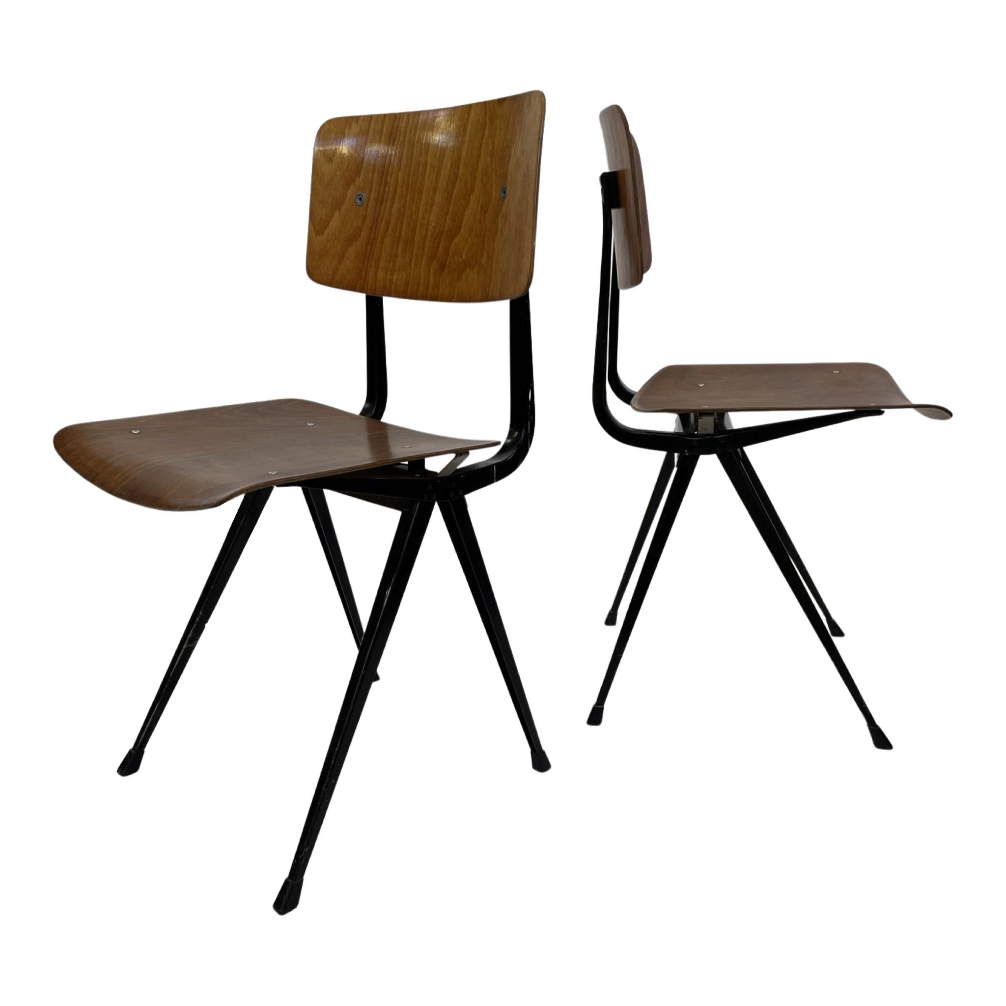 Result Chair by Friso Kramer for Ahrend De Cirkel, 1970 in black