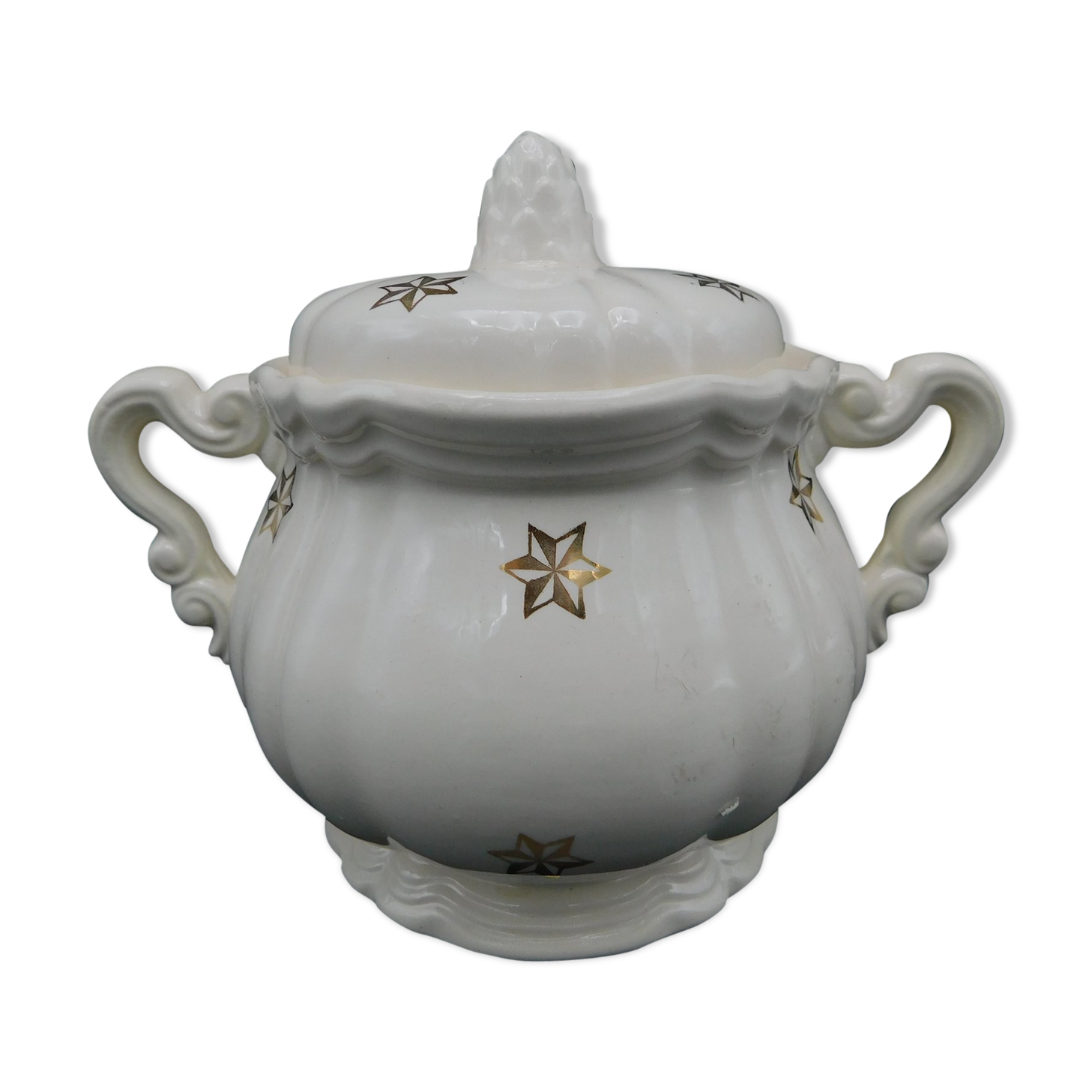 Sugar pot Sarreguemines