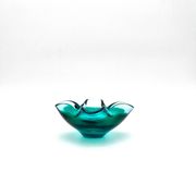 Murano Sommerso bowl - Flavio Poli - Sapphire Blue & Emerald