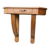 Console murale en chêne massif, art déco