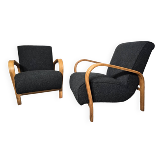 Armchairs by K. Kozelka & A. Kropacek, 1950s, Set of 2