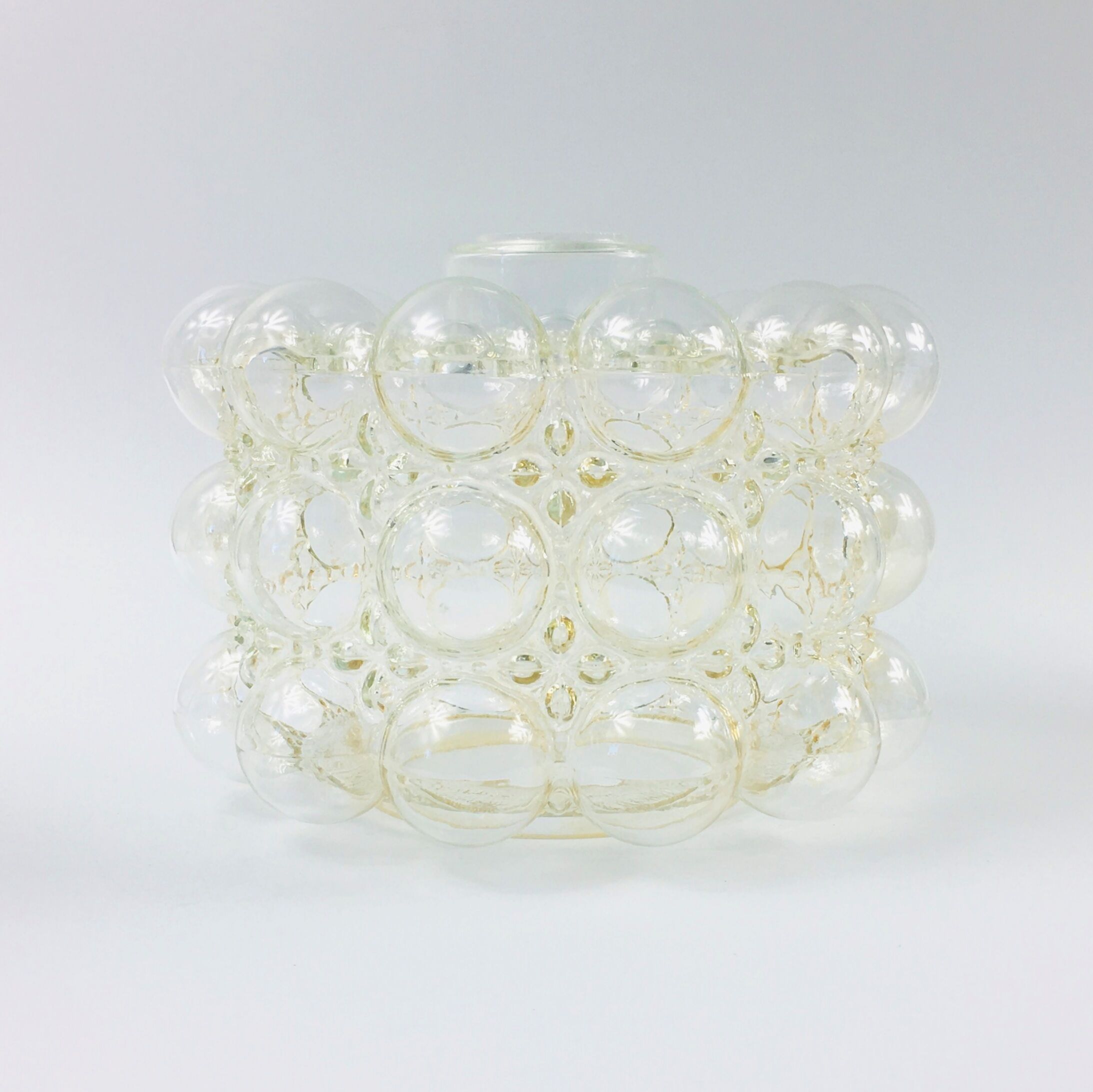Mid-Century Modern Bubble Glass Ceiling Lamp by Helena Tynell for Limburg, Germany, 1960s