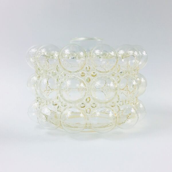Plafonnier en verre à bulles de style Mid-Century Modern par Helena Tynell pour Limburg, Allemagne, années 1960