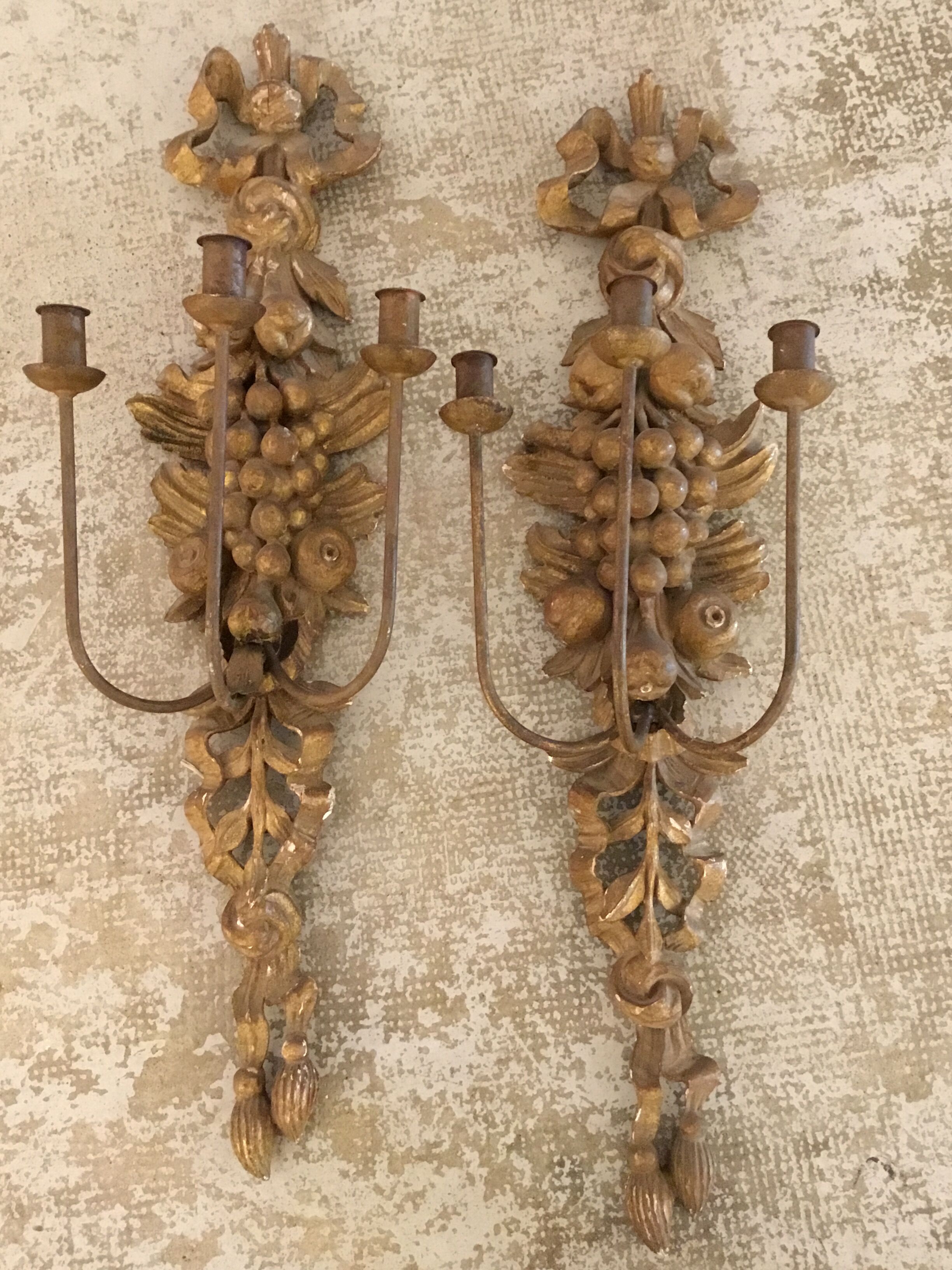 Pair of sconces