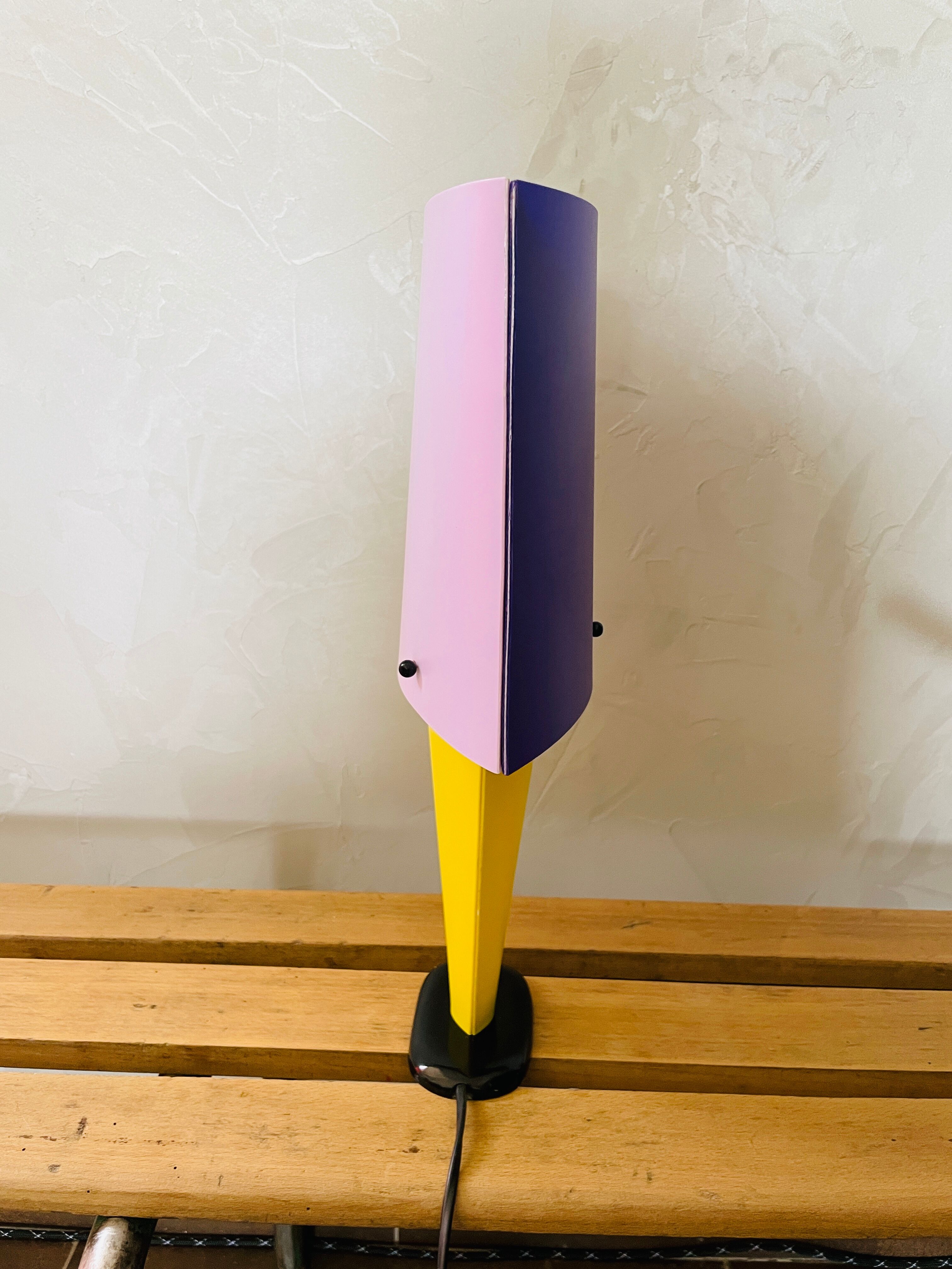 Vintage lamp P Tourancheau for axis paris 1980