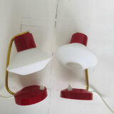 Paire de lampes années 50