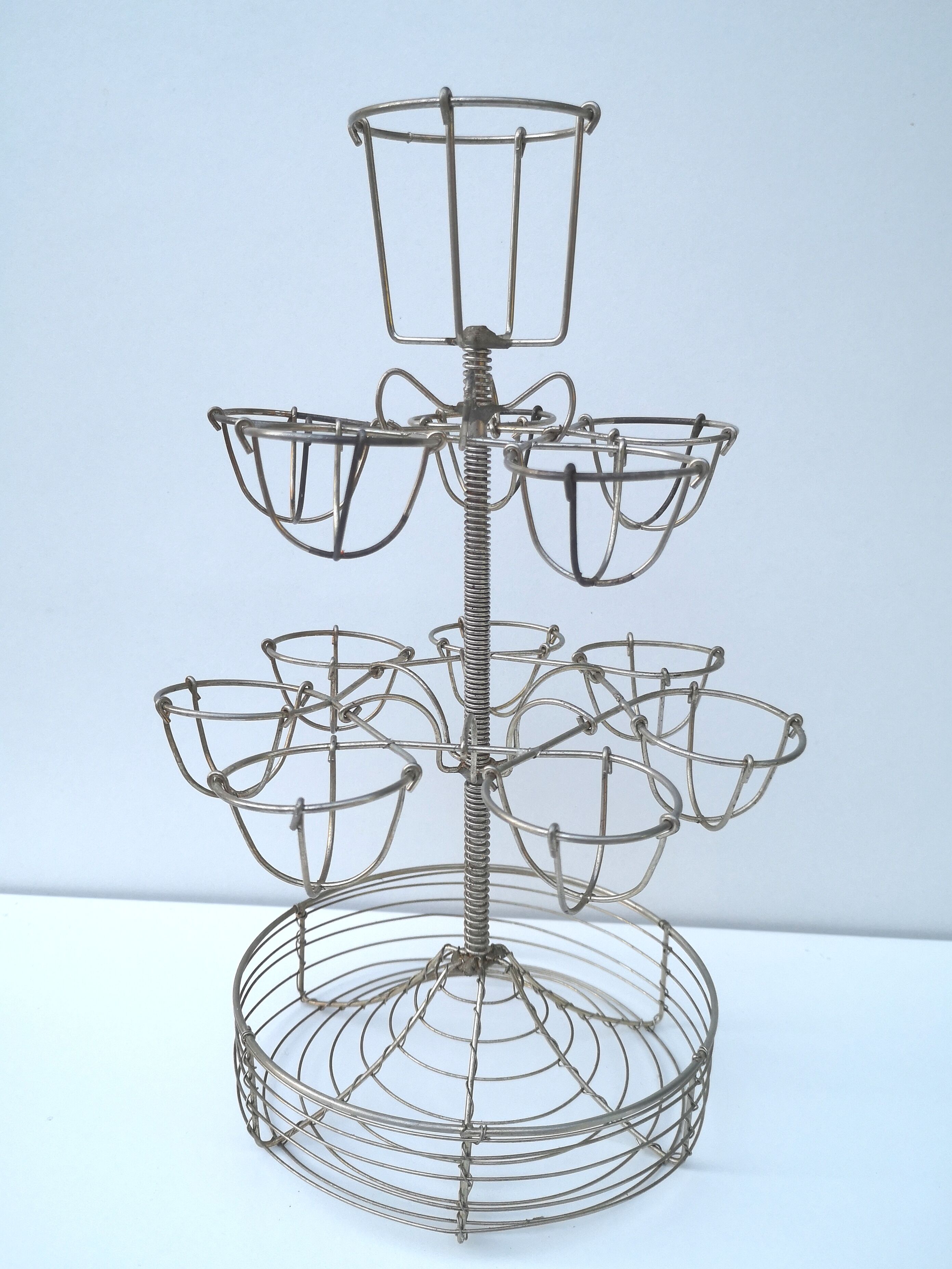 Old countertop egg display