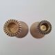 Vintage gold tulip candle holder