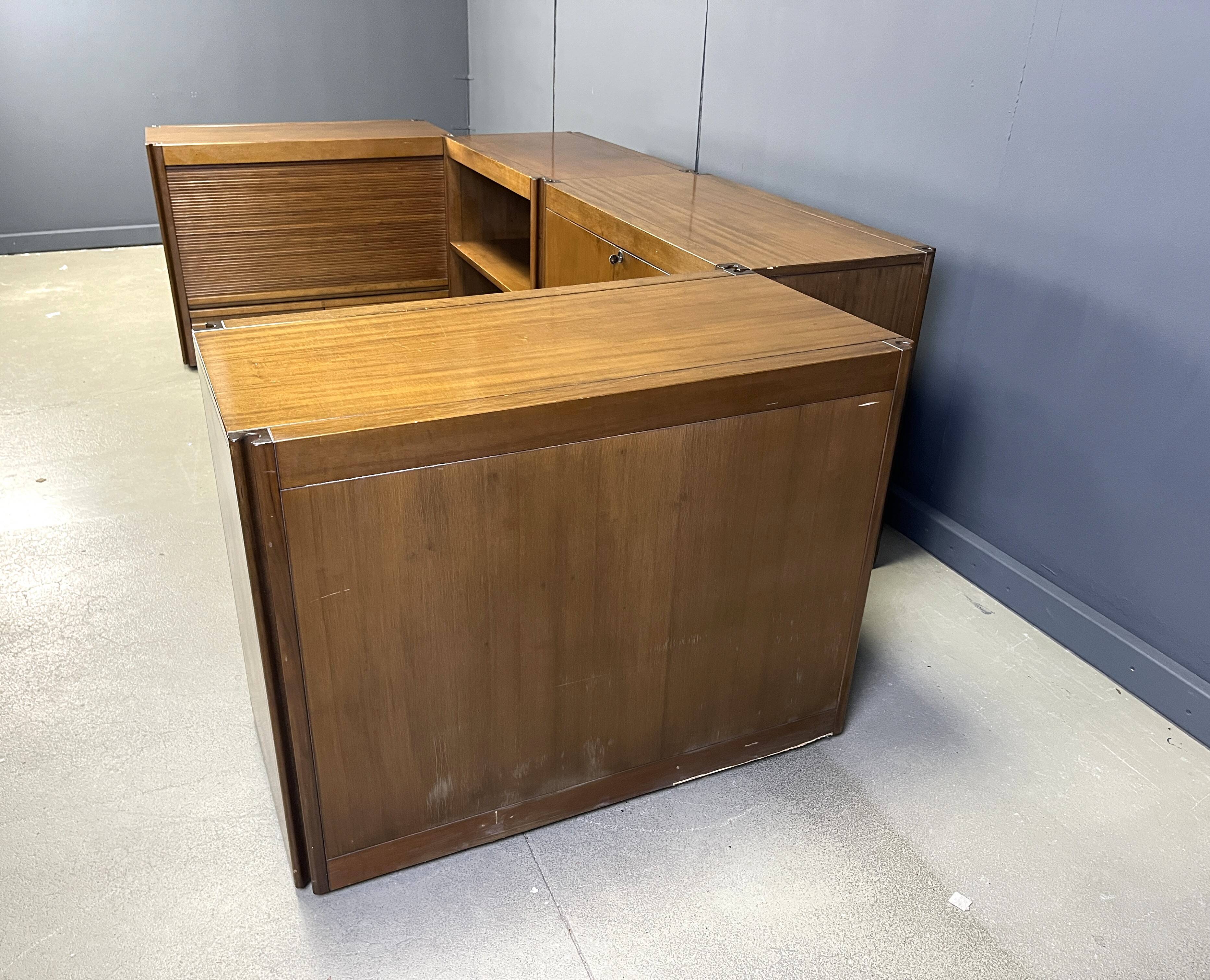 Vintage 4d sideboard by Angelo Mangiarotti for Molteni, 1970s