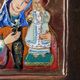 Glazed ceramic plaque of the Virgin and Child