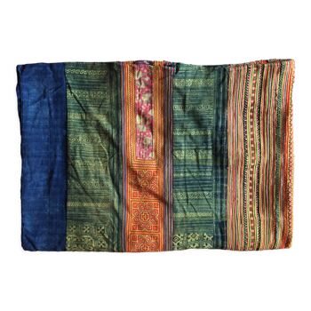 Traditional Indian patchwork bed throw/sofa 140*190