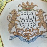 Earthenware plate Porquier