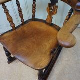 Chaise à Bascule Windsor Antique du 19ème Siècle