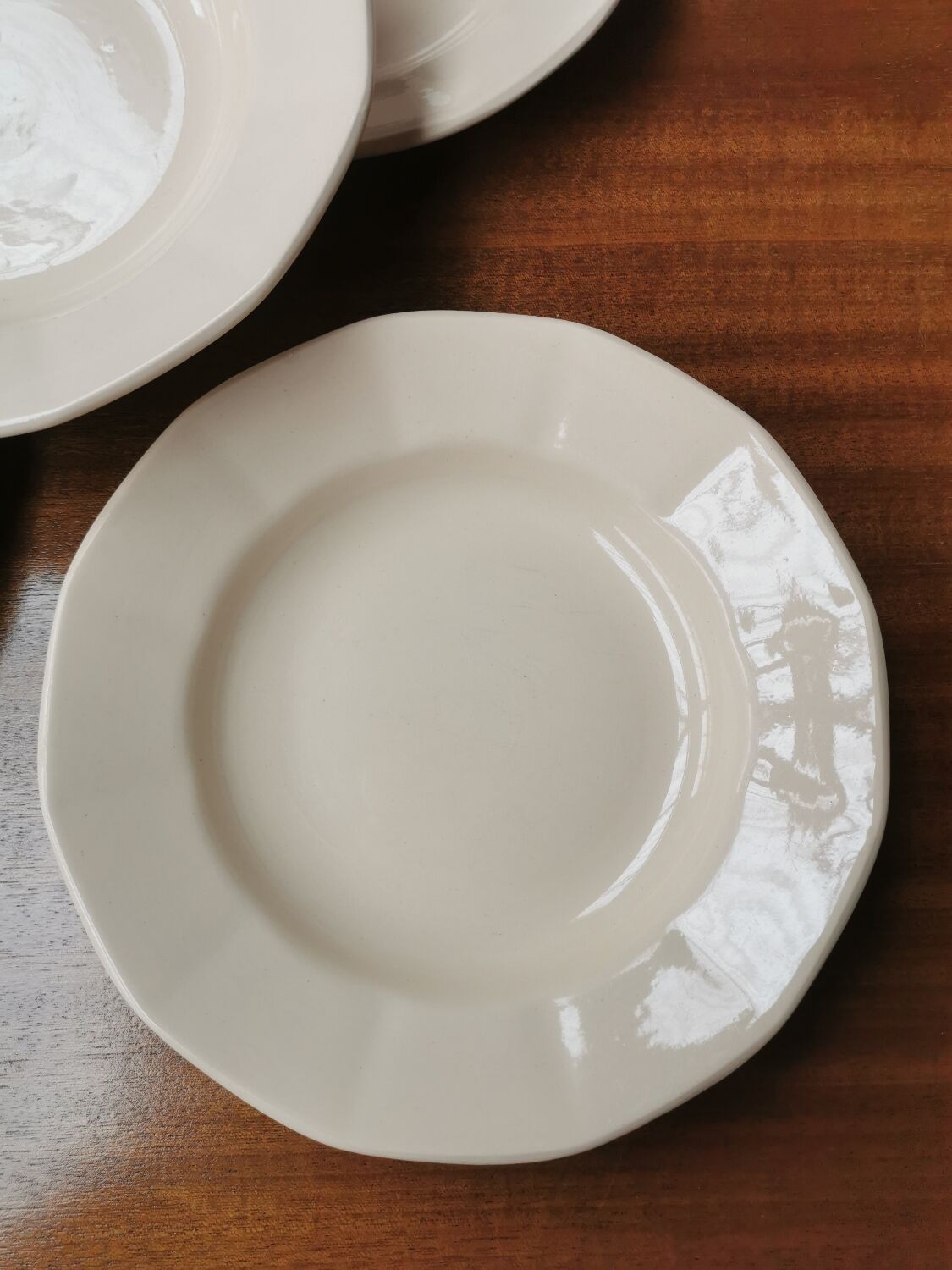 Service de 5 assiettes creuses Digoin