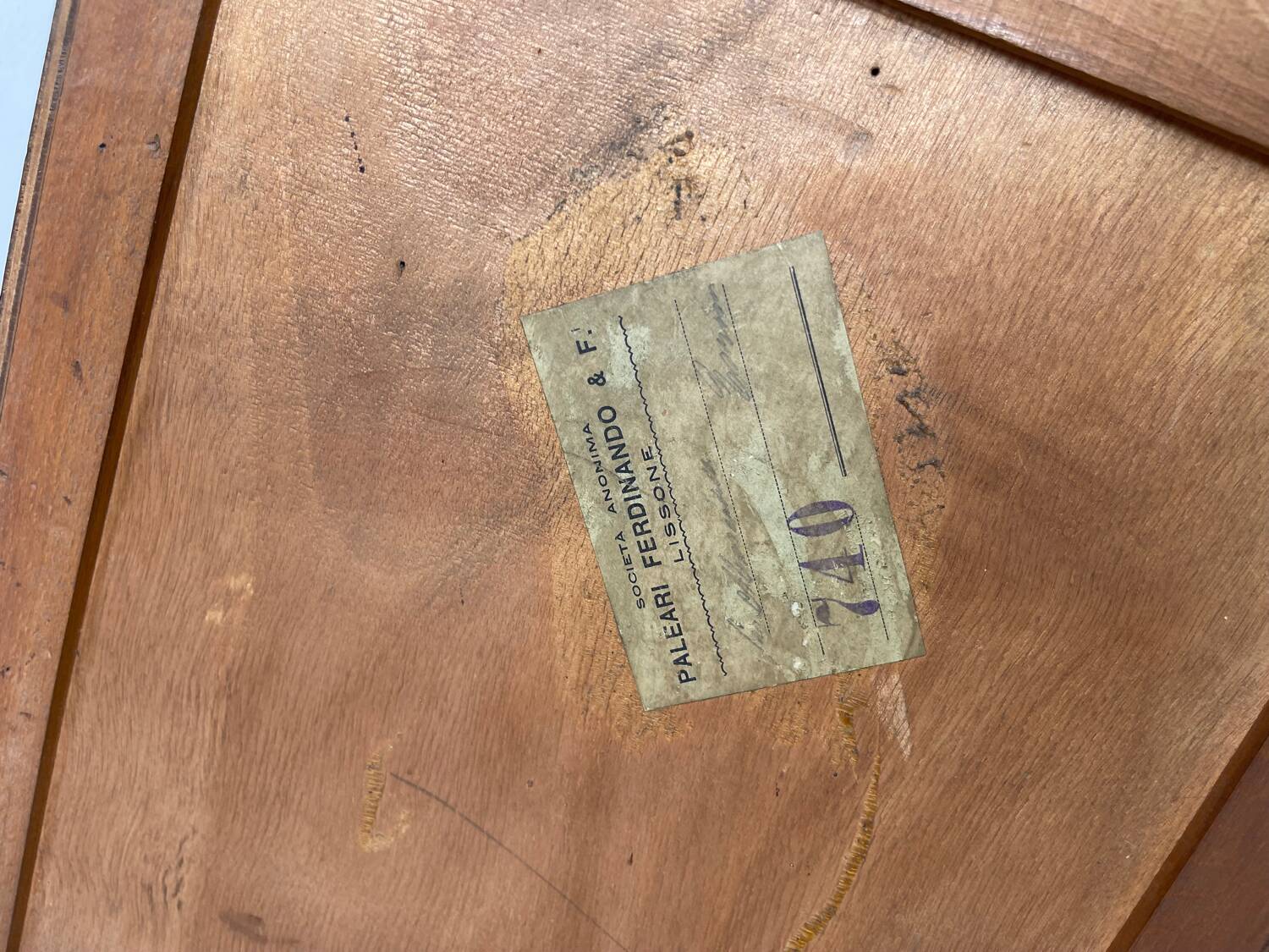 Tables de chevet italiennes en placage d'acajou avec de splendides