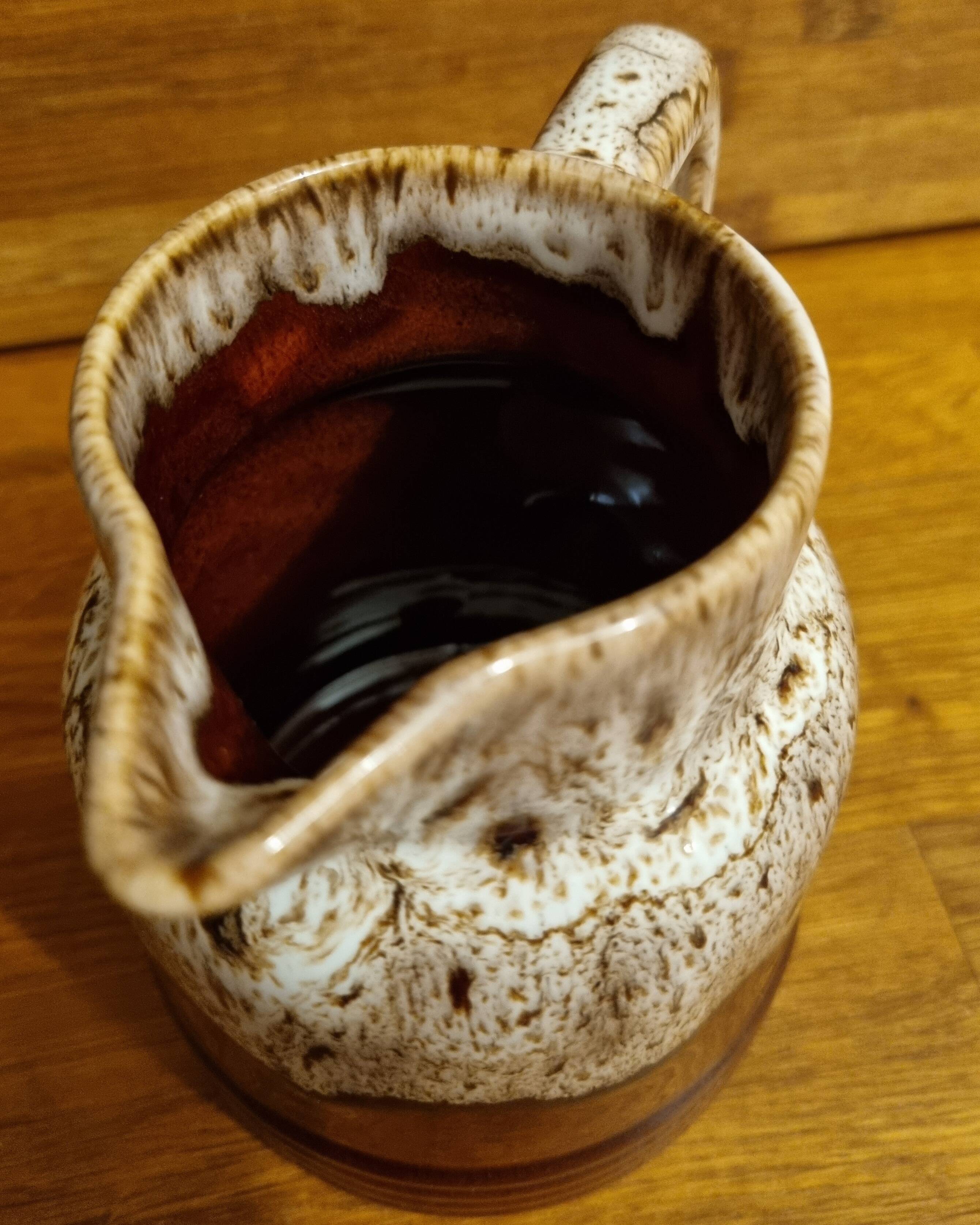 Vintage pitcher in flamed stoneware 50cl