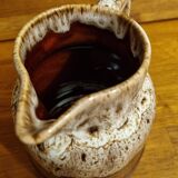 Vintage pitcher in flamed stoneware 50cl