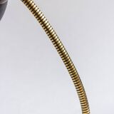 Metal and brass cocotte lamp, 1950s