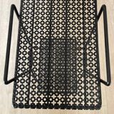 Table d’appoint en fer forgé vintage