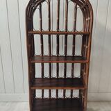 Vintage rattan shelf