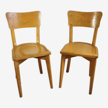 Pair of chairs bistro 60s
