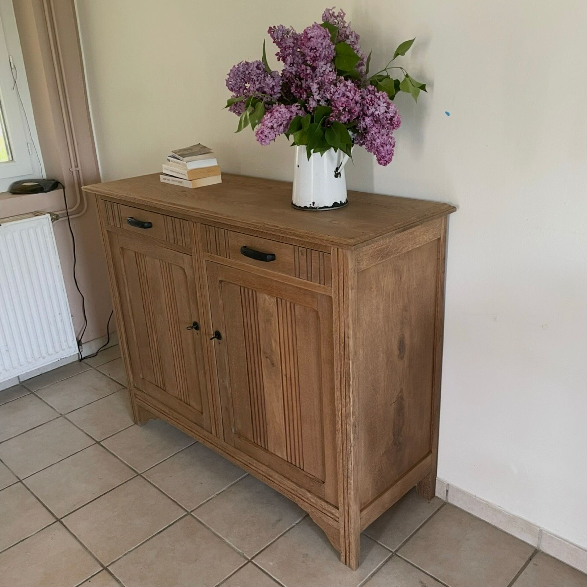 Solid oak sideboard