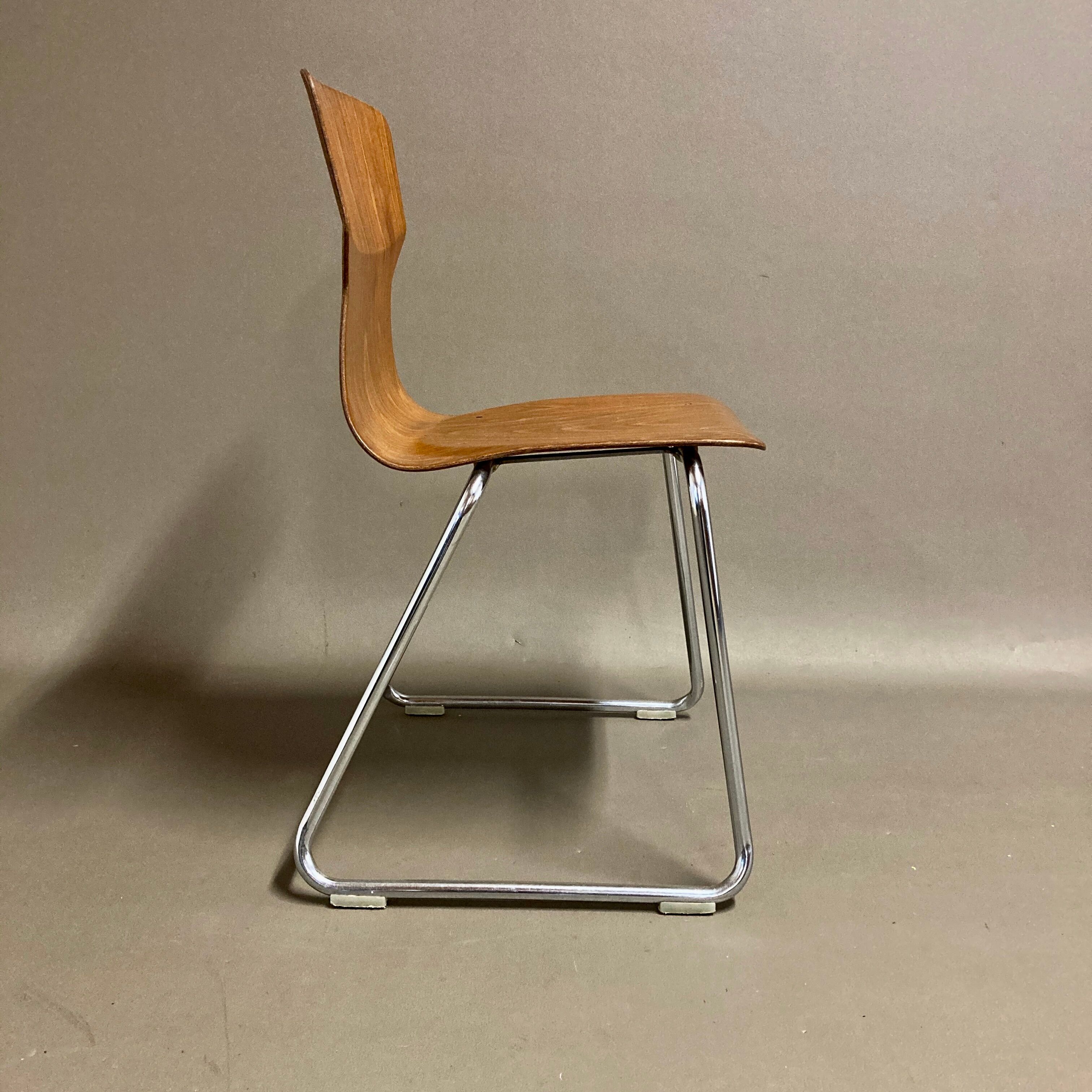 Set of 6 Pagwood chairs by Casala