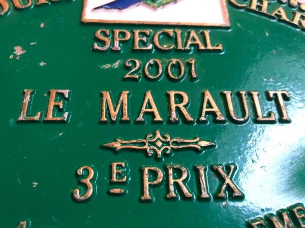 Plaque concours agricole le Marault