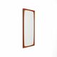 Miroir mural rectangulaire scandinave en teck Danemark 1960