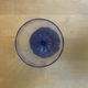 Set of 23 Stemmed Glasses Transparent Glass + Cobalt Blue Stems Vintage