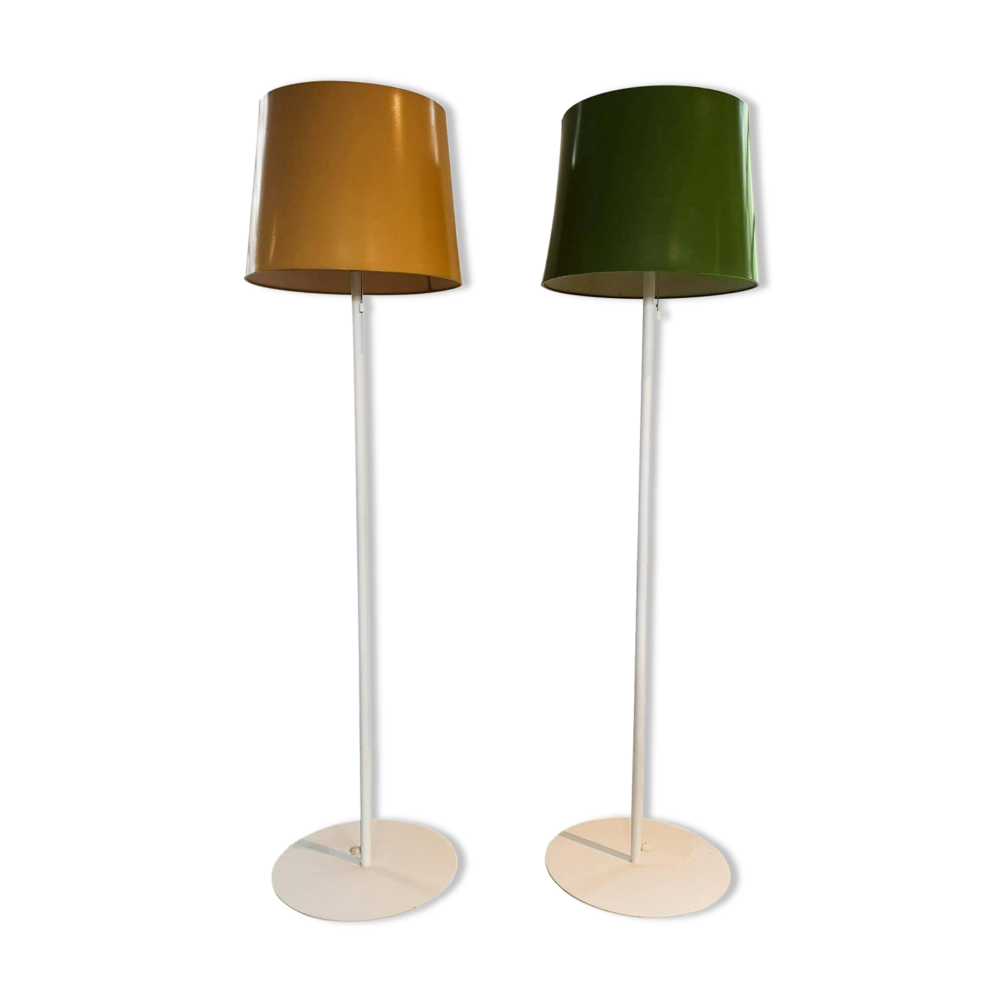 Scandinavian pair of Luxus floor lamps, Sweden, 1970s.