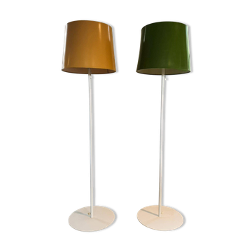 Paire de lampadaires Luxus, Suède, années 1970