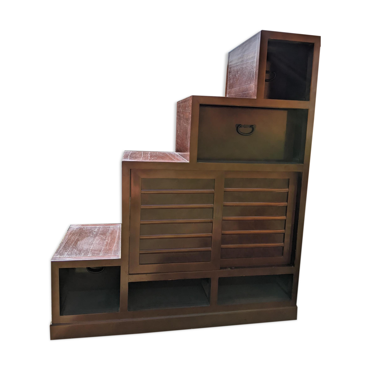Japanese staircase cabinet kaidan tansu