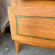 Art Deco wardrobe with oval mirror