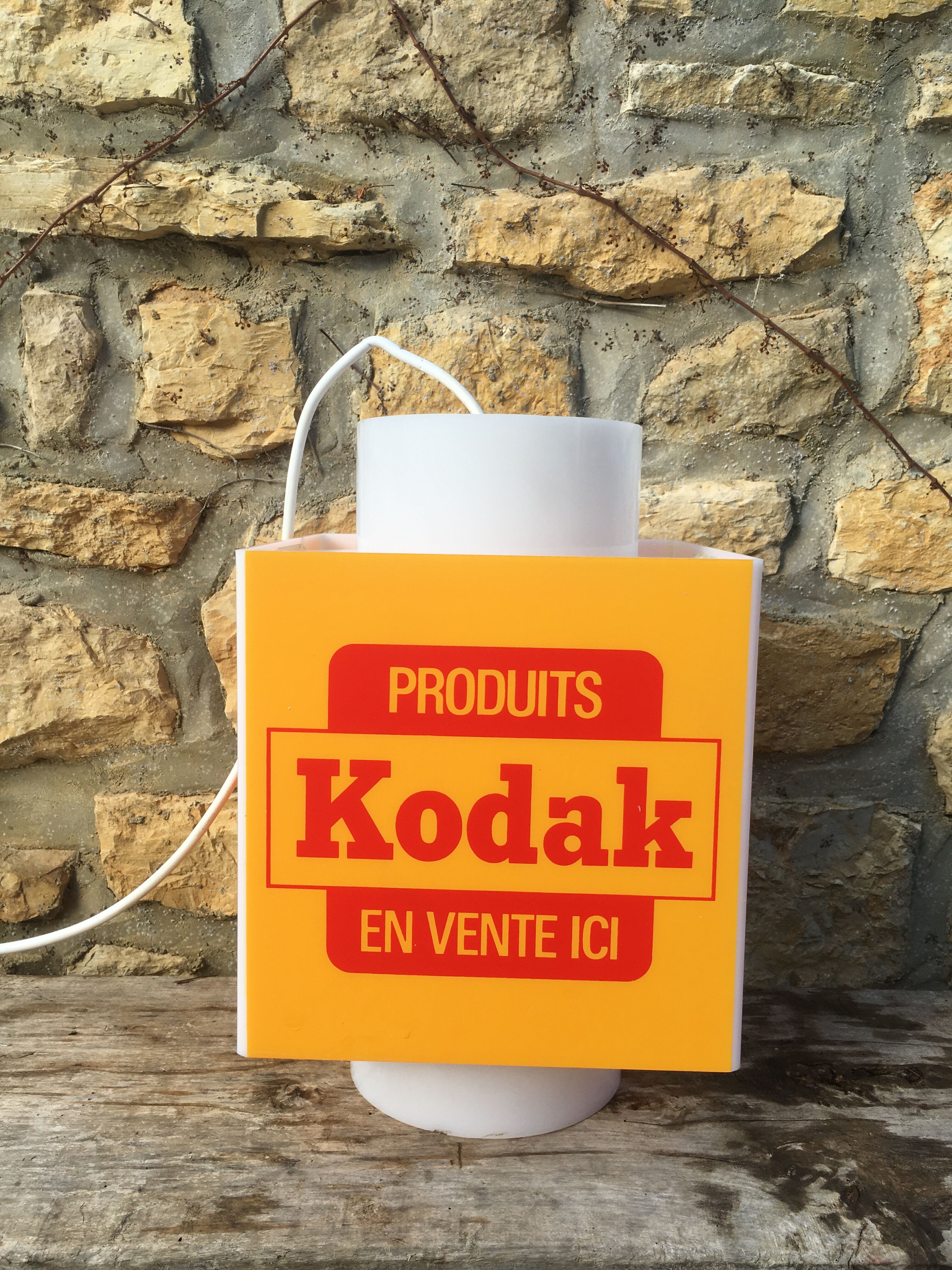 Kodak Advertising Lamp