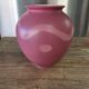 Round vase West Germany 650-21 Scheurich powder pink vintage 70s