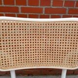 Cesca chair model with armrest in white