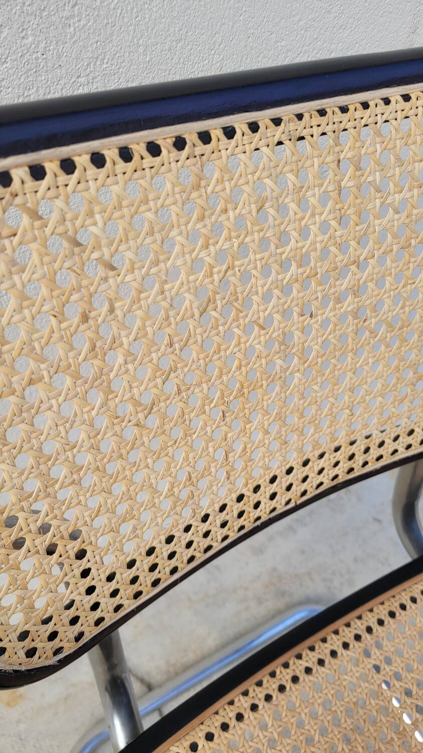 Marcel Breuer armchair model b64 cesca signed Made in Italy