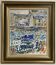 Émile Compard Abstract Oil on Canvas, France circa 1950s