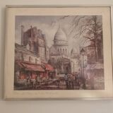 Paris decorative painting Place des Tertres Montmartre