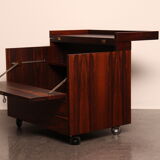 Cube bar in rio-rosewood  designed by Rolf Hesland  for Bruksbo Tegnekontor - Norway - 1960's