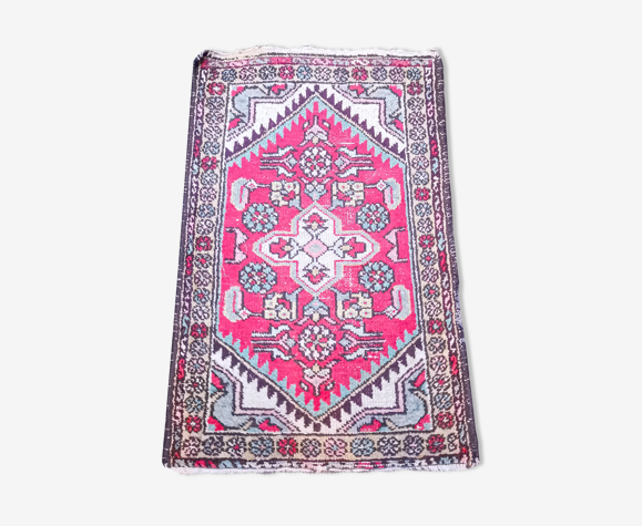 Tapis d'orient fait main persan 84 x 54 cm