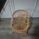 fauteuil enfant en rotin vintage