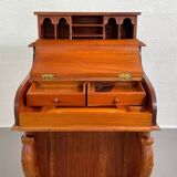 20th century Davenport desk with walnut piano top