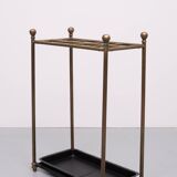 Rectangular Brass And Cast Iron Umbrella Stand. French. Circa 1900