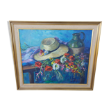 Tableau huile sur toile signé